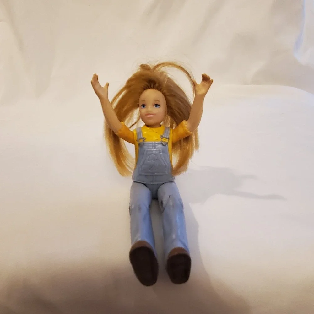 Fisher‎ Price Loving Family Dollhouse Girl Sister Camper Camping Rider Doll